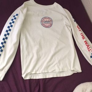vans long sleeve shirt